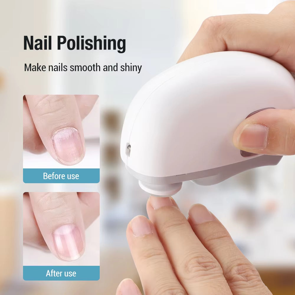 Electric Nail Clipper Grinding and Polishing 2-in-1 