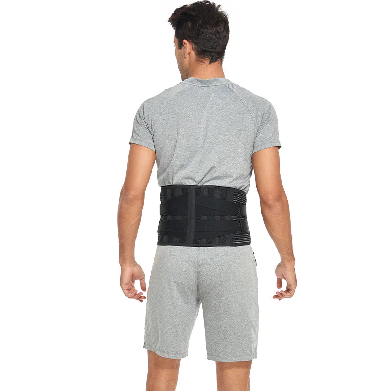 Adjustable Lower Back Brace Lumbar Support Waist Belt For Men Women Pain Relief - DiscoveringUOnline