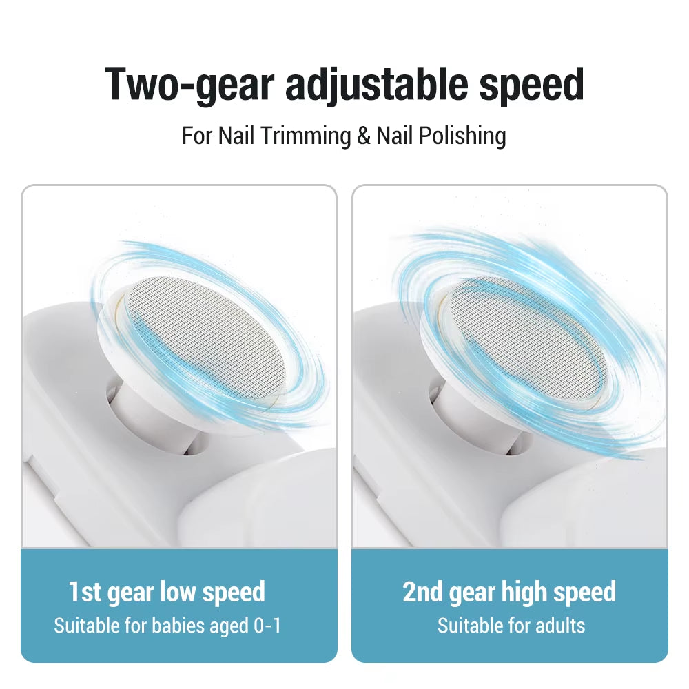 Electric Nail Clipper Grinding and Polishing 2-in-1 