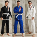 BJJ Gi Mens Brazilian Jiu Jitsu Suit Cotton Jujitsu Uniform With Free White Belt - DiscoveringUOnline