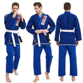 BJJ Gi Mens Brazilian Jiu Jitsu Suit Cotton Jujitsu Uniform With Free White Belt - DiscoveringUOnline