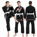 BJJ Gi Mens Brazilian Jiu Jitsu Suit Cotton Jujitsu Uniform With Free White Belt - DiscoveringUOnline