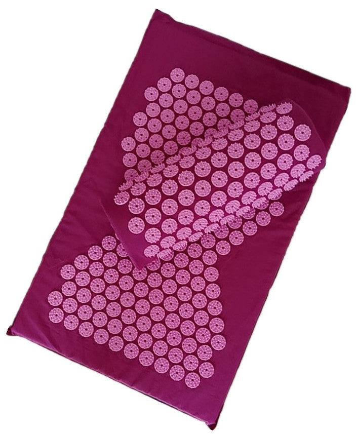 Acupressure Muscle Relief Yoga Mat + Pillow - DiscoveringUOnline