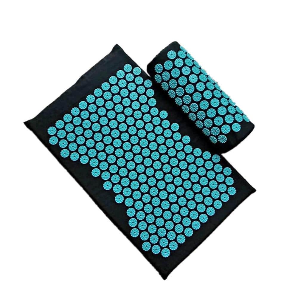 Acupressure Muscle Relief Yoga Mat + Pillow - DiscoveringUOnline