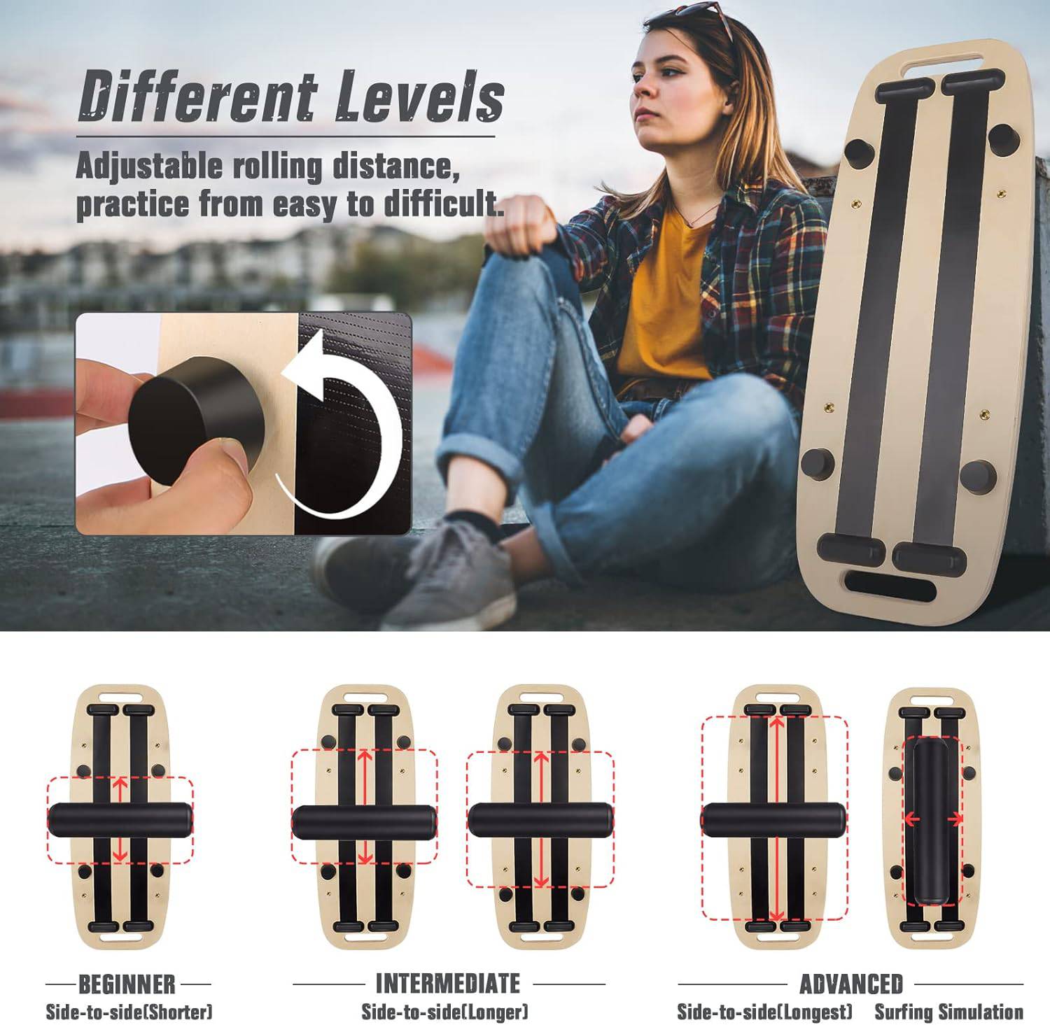 Wooden Yoga Balance Board - DiscoveringUOnline