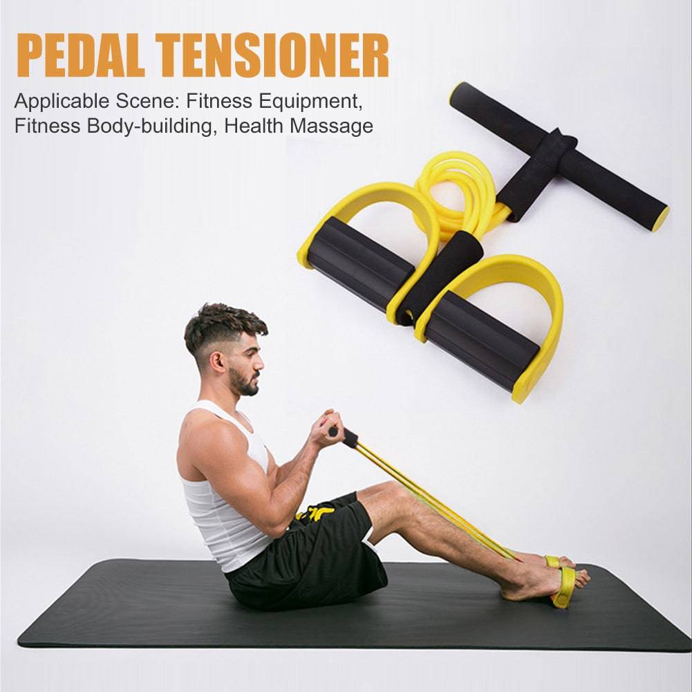 Tube Resistance Bands Pedal Exerciser - DiscoveringUOnline