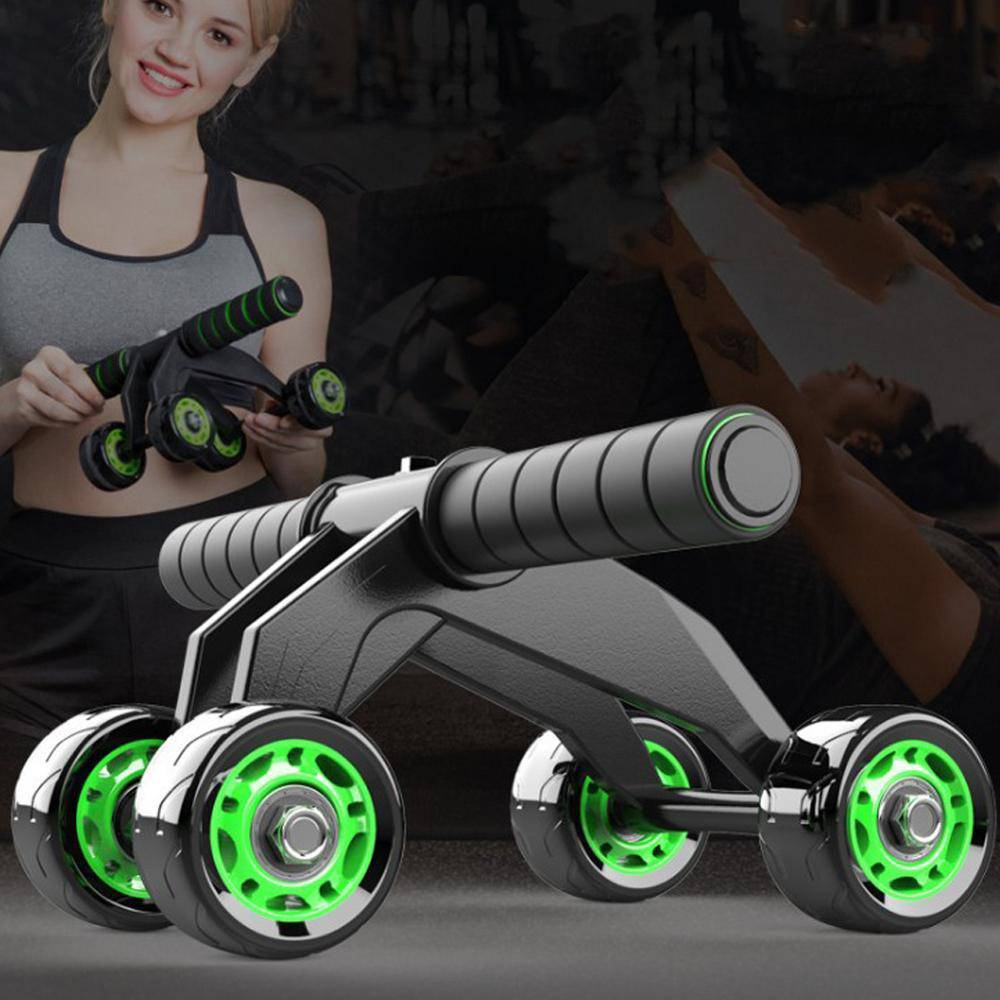 4 Wheels Abdominal Muscle Roller - DiscoveringUOnline