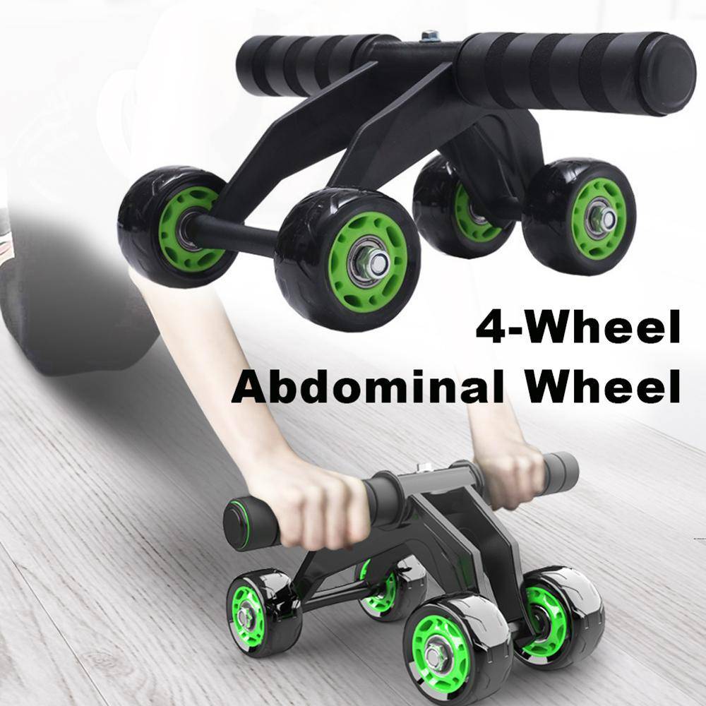 4 Wheels Abdominal Muscle Roller - DiscoveringUOnline