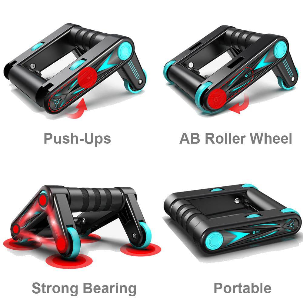 Foldable Abdominal Muscle Wheel - DiscoveringUOnline