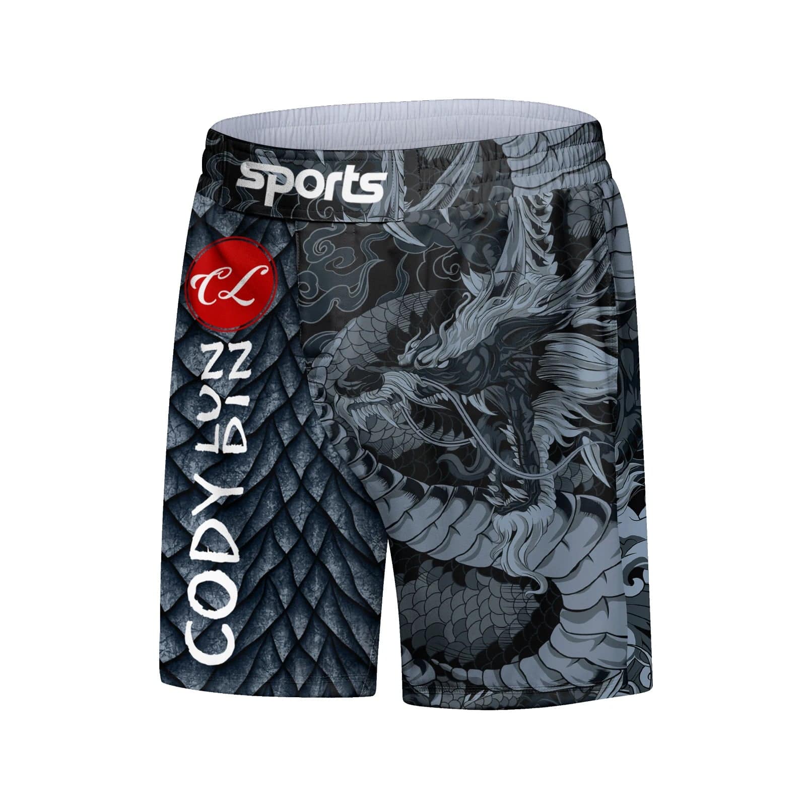 Cody Men Grappling Wear With Print  Jiu jitsu No Gi Bjj Rashguard Exercise Polyester Sportswear MMA Running Gym Clothes - DiscoveringUOnline