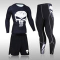 Male Quick Drying Sportswear Compression Clothing Fitness Training Kit Thermal Underwear Men's Running Sports Suit MMA Rashgard - DiscoveringUOnline