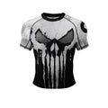 Men Short-Sleeve Rubber Banding Gym Fitness Boxing Outdoor Training MMA Rash Guard Boxing Tshirt Jiu Jitsu Bjj Sport Shirt - DiscoveringUOnline