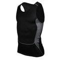 Men Tight T-Shirt Breathable Compression Sleeve Base Workout Comfortable Sports Shirts Vest For Fitness Running Basketball - DiscoveringUOnline