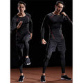 Compression Long Sleeve T Shirt Men Elastic Training T-shirt Gym Fitness Workout Tights Sport Jersey Athletic Running Shirt Men - DiscoveringUOnline