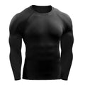 Compression Long Sleeve T Shirt Men Elastic Training T-shirt Gym Fitness Workout Tights Sport Jersey Athletic Running Shirt Men - DiscoveringUOnline