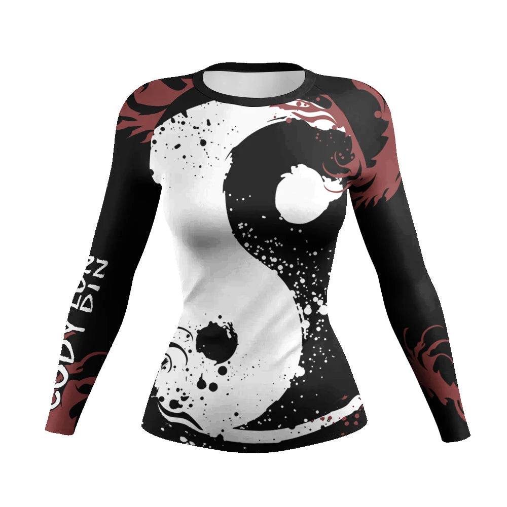 Cody Lundin MMA Grappling Rash Guard Women BJJ Training No Gi Fighting Wear Long Sleeve Tight Sublimation Gym Fitness Shirts - DiscoveringUOnline