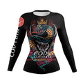 Cody Lundin MMA Grappling Rash Guard Women BJJ Training No Gi Fighting Wear Long Sleeve Tight Sublimation Gym Fitness Shirts - DiscoveringUOnline