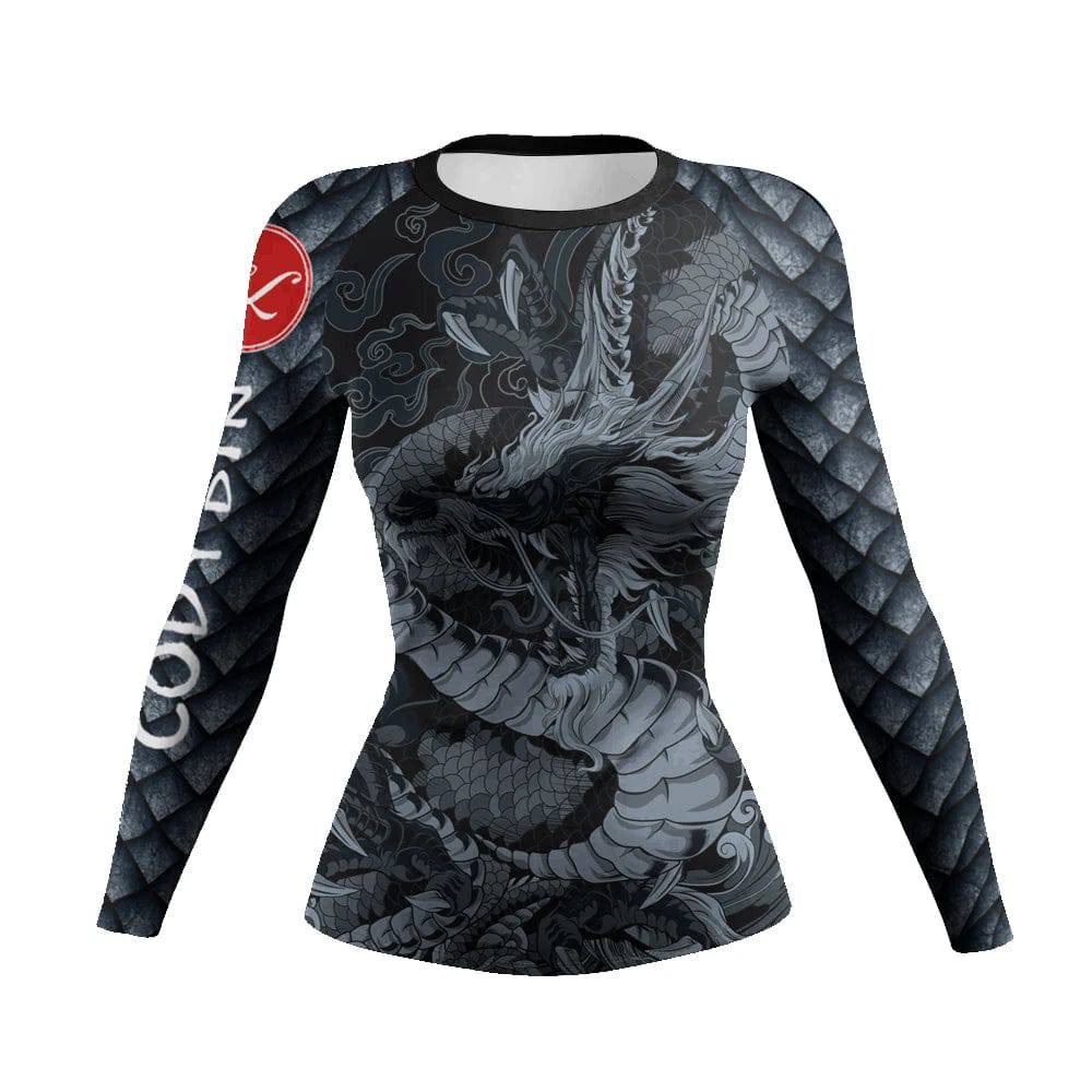 Cody Lundin MMA Grappling Rash Guard Women BJJ Training No Gi Fighting Wear Long Sleeve Tight Sublimation Gym Fitness Shirts - DiscoveringUOnline