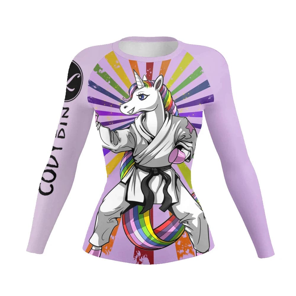 Cody Lundin MMA Grappling Rash Guard Women BJJ Training No Gi Fighting Wear Long Sleeve Tight Sublimation Gym Fitness Shirts - DiscoveringUOnline