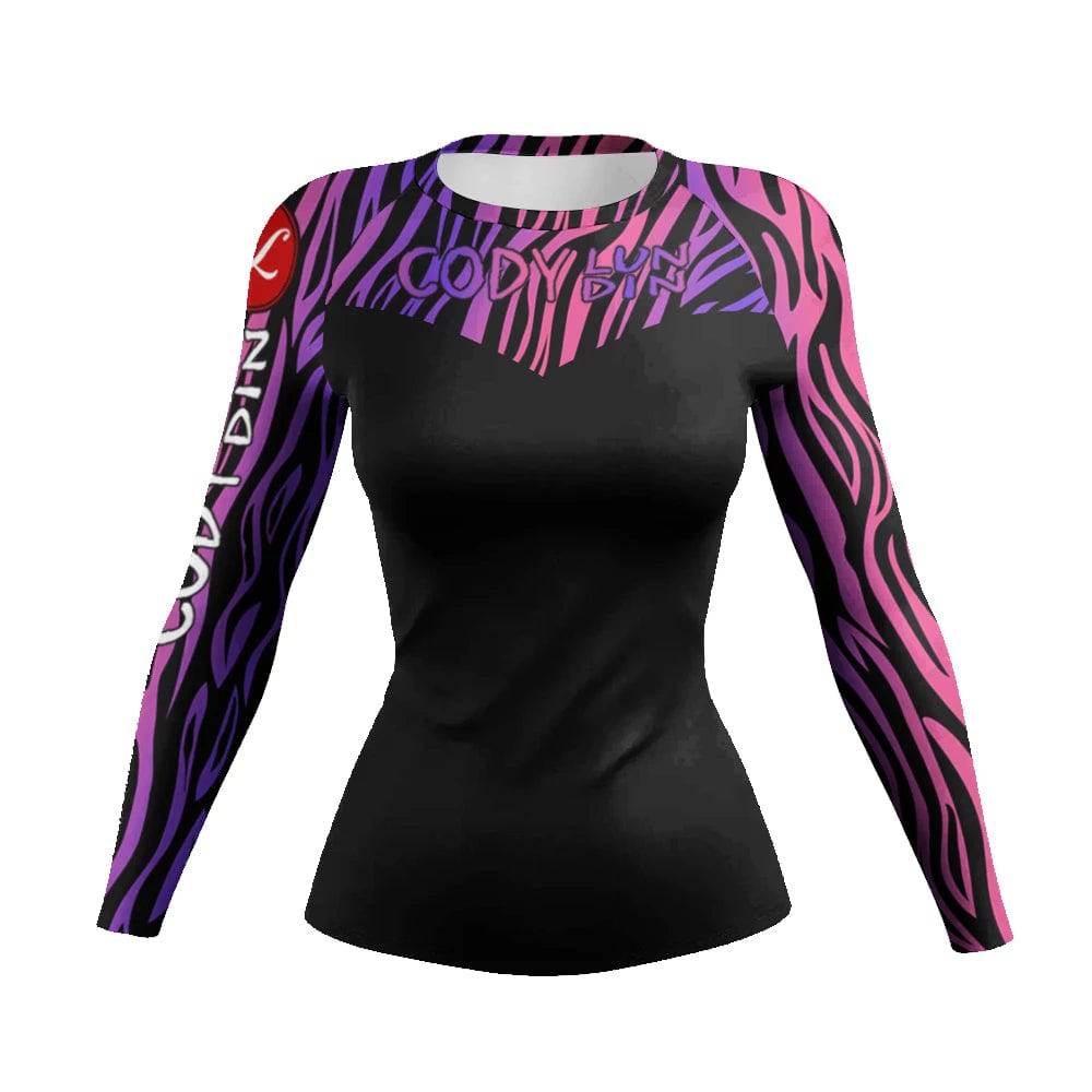 Cody Lundin MMA Grappling Rash Guard Women BJJ Training No Gi Fighting Wear Long Sleeve Tight Sublimation Gym Fitness Shirts - DiscoveringUOnline