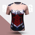 Rashguard T shirt Women MMA Compression Shirts Short Sleeve 3D Printing Sports Boxing T-shirts Bjj Rash Guard Kickboxing Jerseys - DiscoveringUOnline