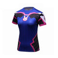 Rashguard T shirt Women MMA Compression Shirts Short Sleeve 3D Printing Sports Boxing T-shirts Bjj Rash Guard Kickboxing Jerseys - DiscoveringUOnline