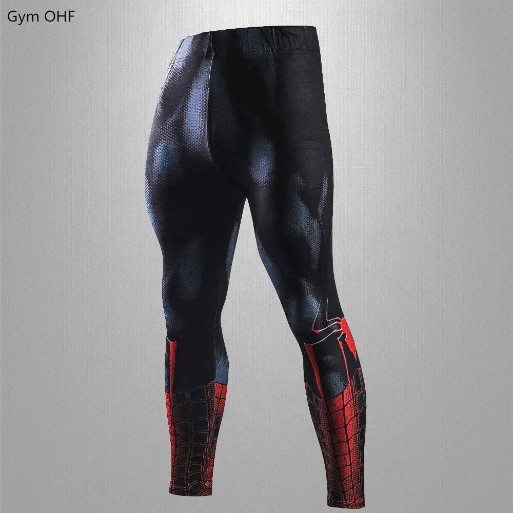 Rashguard Men Compression Tight Leggings Running Sports Male Fitness Jogging Pants Quick Dry Pants Workout Training Yoga Bottoms - DiscoveringUOnline