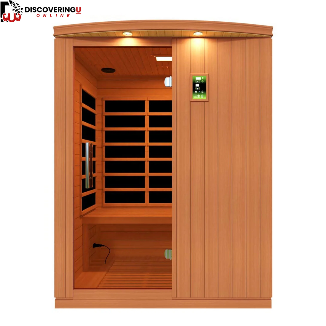 Madrid Elite 3 Person Low EMF Infrared Lighting Home Sauna